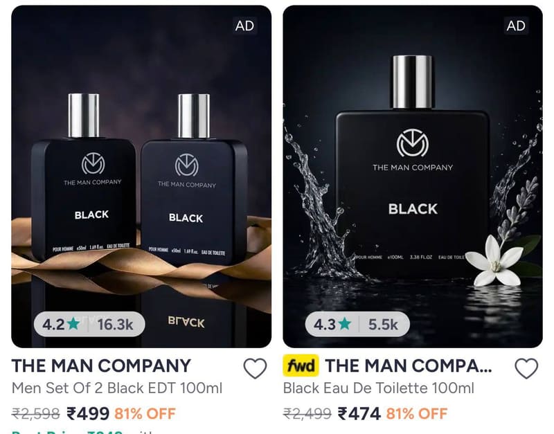 The Man Company  UPTO 87%off
