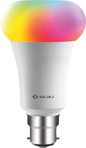 Bajaj 9W Wifi Smart LED Bulb (16 Million Colors) (Compatible...