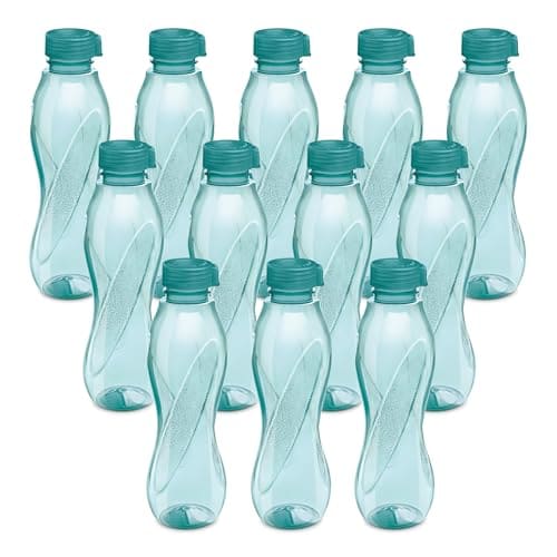 MILTON Oscar 1000 Water Bottle 1 Litre each, set of 6, Blue ...