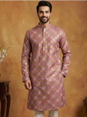 🌸 Jompers Men Floral Printed Floral Kurta