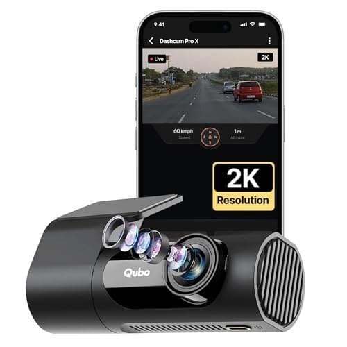 🛒 Qubo Dashcam Pro X (2026 Edition) | 2K Resolution | Doubles up as in-Cabin Camera | NightPulse Vision | Wide FOV | Supercapacitor | Built in Wi-Fi, Mic | Up to 1TB Storage | Built for Indian Roads