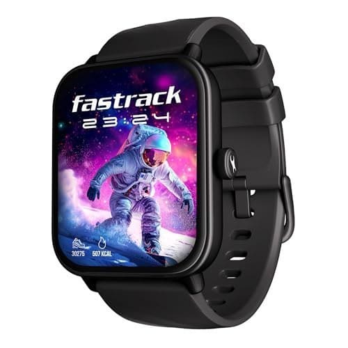 🛒 Fastrack Limitless Glide X 1.83" Smart Watch with Ultra UV HD Display, SpO2, Heart Rate & Sleep Tracking, Bluetooth Calling, 100+ Sports Modes, 5-Day Battery, Smartwatch for Men & Women (Black)