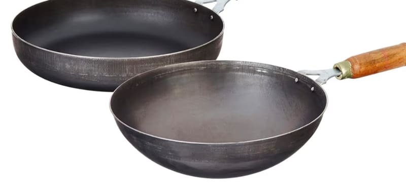Solimo Sheet Metal Iron Cookware Set Of 2 Pc @466