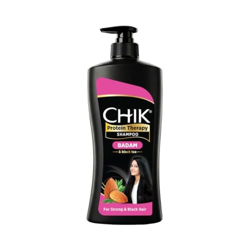 Chik Protein Therapy Shampoo|Badam & Black Tea|2X Stronger H...
