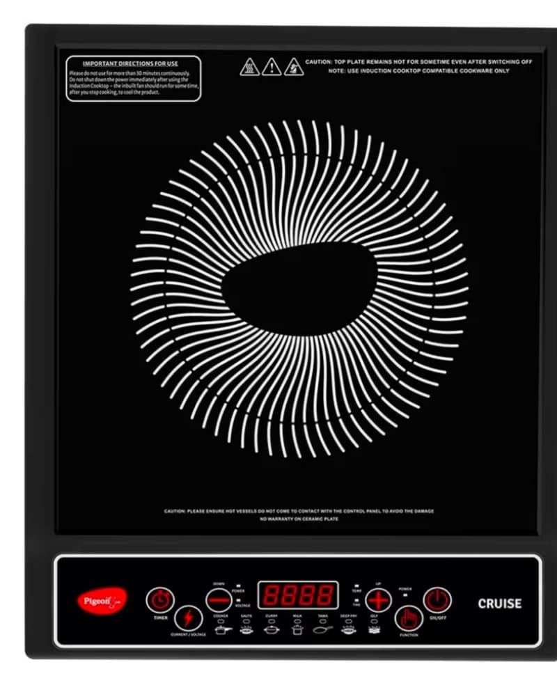 Pigeon by Stovekraft Cruise 1800 watt Induction Cooktop at ₹1799