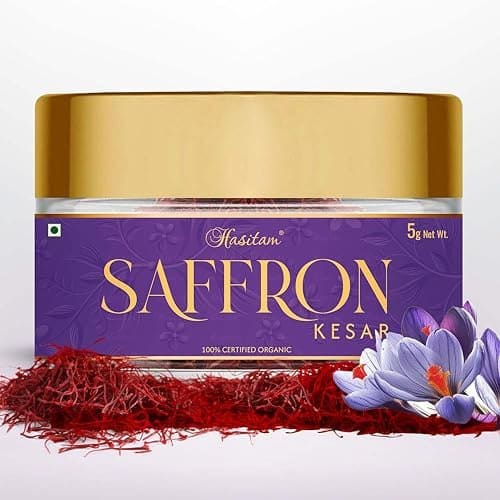 Hasitam (5gm) Pure Original Kashmiri Saffron/Kesar/Kumkuma P...
