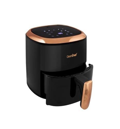 🛒 Greenchef Digital Air Fryer Frizzle with Touch Panel, uses up to 90% less fat, 8 Pre-set Menu, 1200W, 4.2 Liter (Black), Large