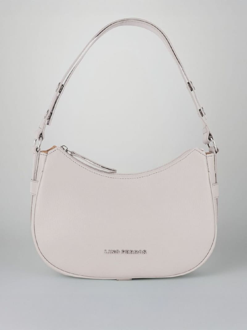 Lino Perros Women Beige Solid Structured Shoulder Bag