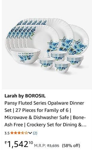 🍽 Larah by Borosil Kitchen Collection