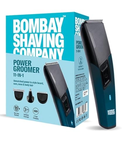 🛒 Bombay Shaving Company 11 in 1 | Trimmer for Men All in One | Beard Trimmer for Man | Hair Trimmer for Man | Nose Trimmer for Man | Body Trimmer for Man | Type C | Trimmer Men Beard | Trimmers for Man