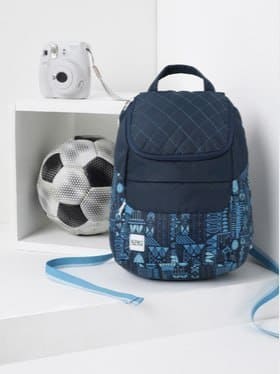🎒 Wildcraft Women Blue Graphic Backpack