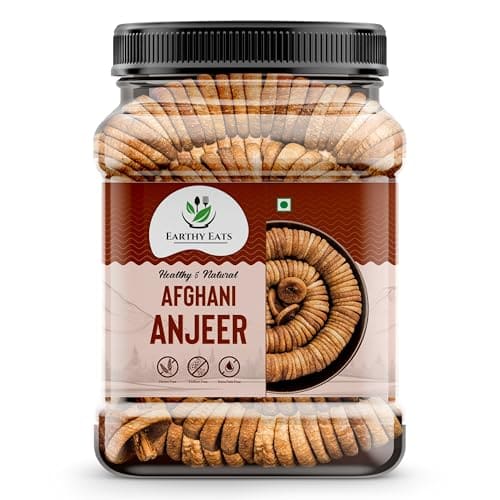 Earthy Eats Premium Afghani Anjeer | Soft Juicy Dried Figs D...