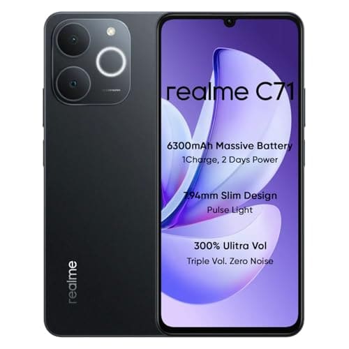 🛒 realme C71 4G Smartphone 6GB+128GB Black