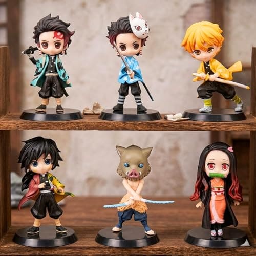🛒 Mini Anime Action Figure Set of 6