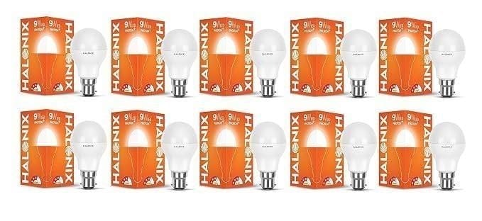 Halonix 9W LED Cool White Bulb, Pack of 10 at Rs.301.