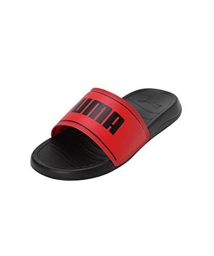 🛒 Puma unisex-adult Slide Max Black-For All Time Red Slide Sandal - 9 UK (39453703)
