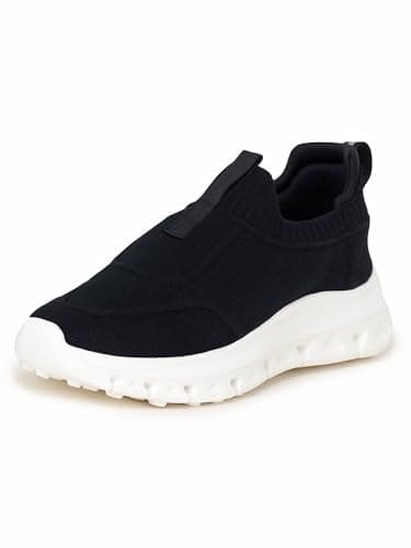 🛒 ATHCO Men's Drift Black-White Walking Shoes_08 UK (ATHST-76)