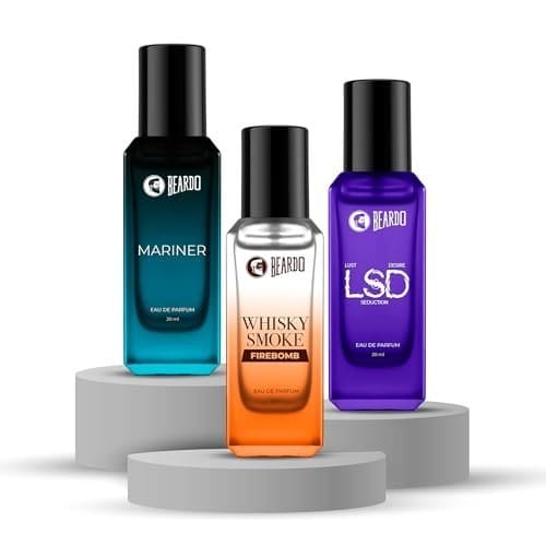 Beardo FUSION Trio Perfume Set - LSD,Mariner & Whisky Smoke ...