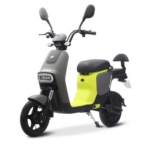 🛒 EOX OKO Low Speed Electric Scooter with Non RTO 40-50Km Mileage Neon Grey Portable Lithium Battery & Charger (NeonGrey)