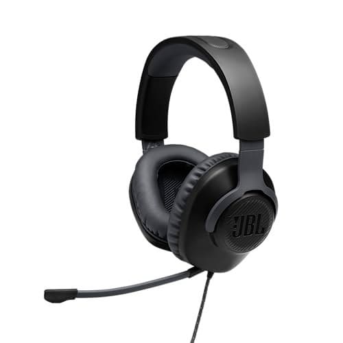 JBL Quantum 100 Wired Over Ear Gaming Headphones with Mic, 4...