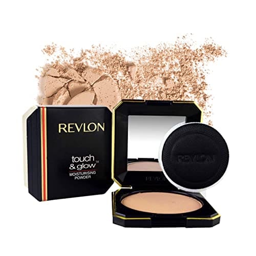 🛒 REVLON Touch And Glow Moisturising Compact For Women, All Skin Powder - Natural Matte (12g)