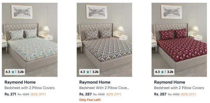 🛏 Raymond Home Bedsheet Collection