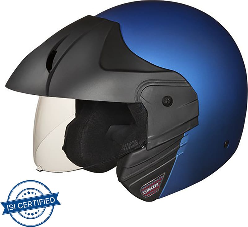 Ninja Concept Eco Motorbike Helmet (Matt Blue)