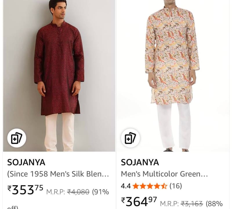 Loot Upto 93%off On Kurtha Sets