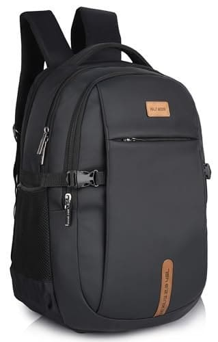 🛒 Half Moon Nexus 45L Laptop Bags for Men Office Use | Business Backpack Bags for Women | School Bag for Boys | 15.6" Laptop Bags for Women Office use | Office Bag for Man | Travel Bag for Man (Black)