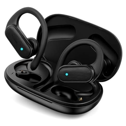 🛒 Teckily Zenyx Open Ear Wireless Earbuds with Ear Hooks, 10mm Dynamic Drivers, Bluetooth 5.3, 7H Playback + 400mAh Case, HiFi Sound, ENC Clear Calls, Lightweight & Sweat-Resistant, Type-C Charging