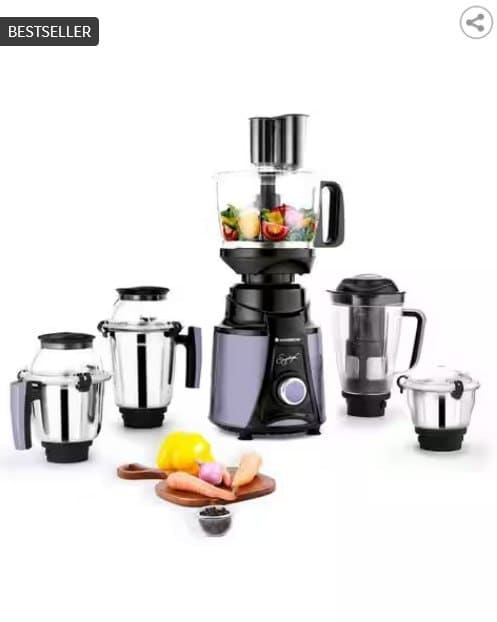 🔥 Wonder chef Galaxy Food Processor Mixer Grinder 🥤✨
