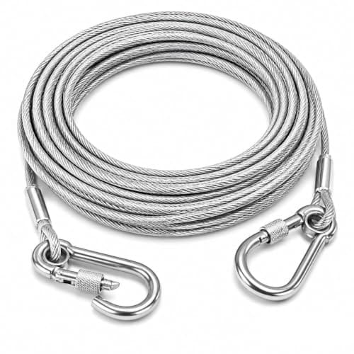 10 Meter Heavy Duty Clothes Drying Rope with Hooks | Strong ...