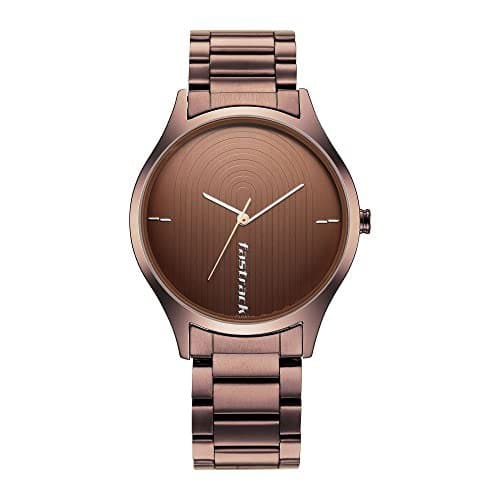 Fastrack Style Up Quartz Analog Brown Dial and Brown Stainle...