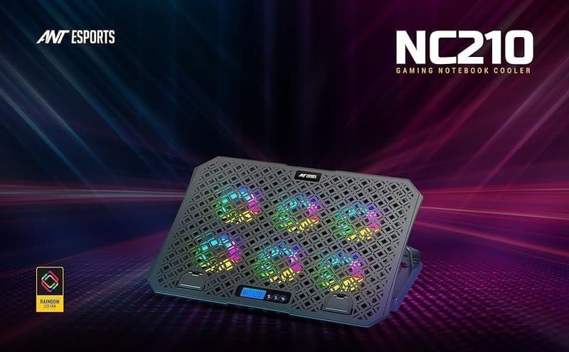 Amazon | 🛍 Ant Esports Gaming Laptop RGB Cooling Pad at ₹ 1099