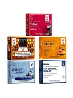 ✨ NutriGlow Unisex Set of 5 Facial Kit For Glowing Skin - Tan Removal