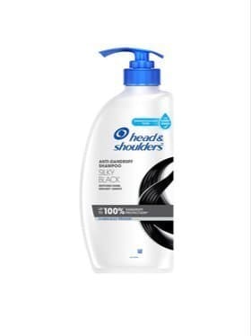 🧴 Head & Shoulders Unisex Silky Black Anti Dandruff Shampoo (650 ml)