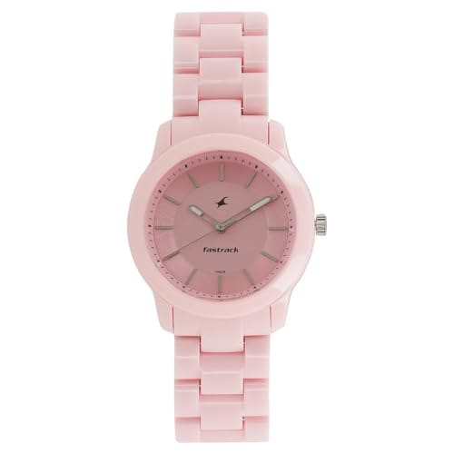 Fastrack Trendies Analog Pink Dial Women's Watch NM68006PP04...
