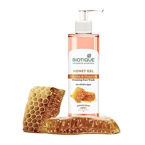 Biotique Honey Gel Soothe & Nourish Foaming Face wash | Soap...