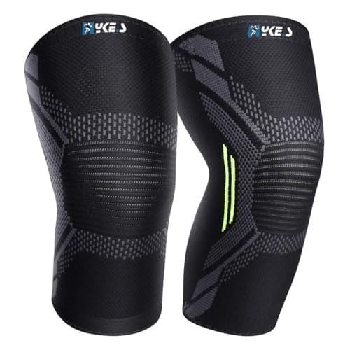🛒 Hykes Orthopedic Knee Caps for Men & Women for Pain Relief | Knee Support for Gym, Running, Badminton & Workout | Anti-Slip Knee Sleeves for Squats & Powerlifting | Knee Brace for Arthritis, Sports-XL