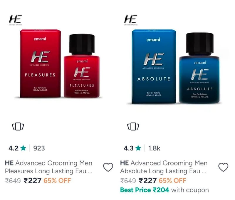 Myntra Loot : Upto 65% Branded Grooming Products.