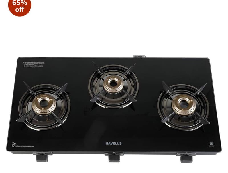 Havells 3 Burner Gas Stove @4560.