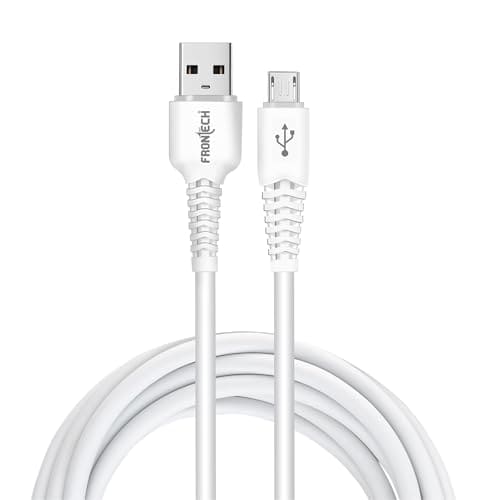 FRONTECH 12W / 2.4A Fast Charging 1M Braided USB to V8 Data ...