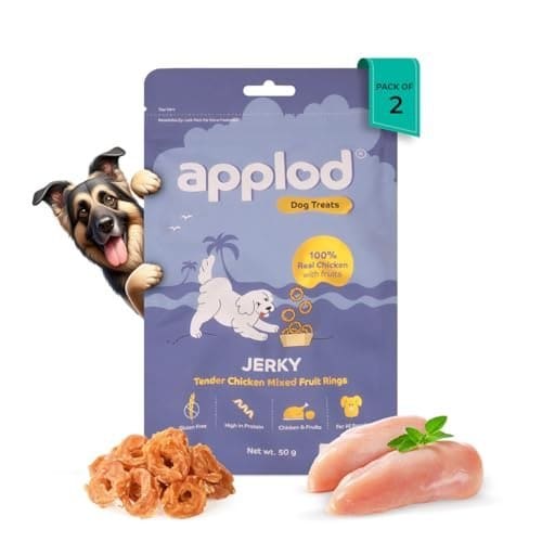 Tender Chicken Mix Fruit Rings Dog Treats for Puppies & Adul...