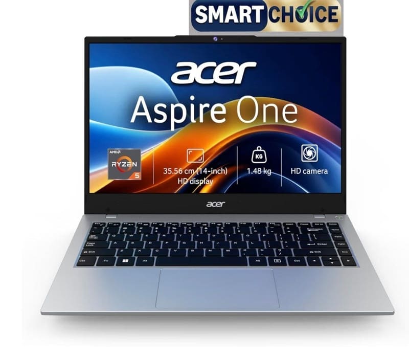 Acer Smartchoice Aspire One, AMD Ryzen 5 Laptop