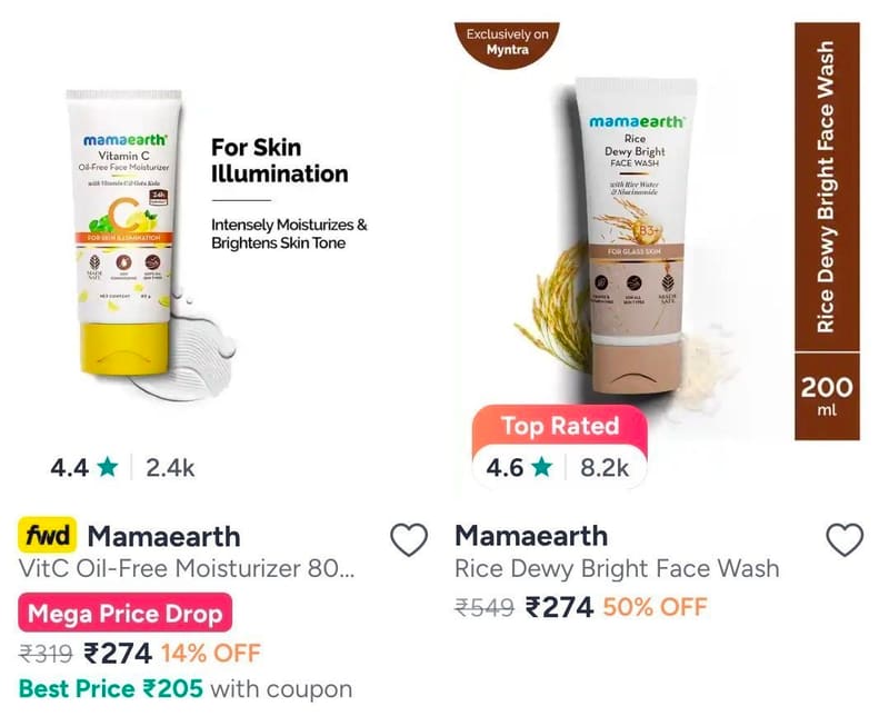 Myntra 🔥 MAMAEARTH MEGA DEAL ALERT! 🔥