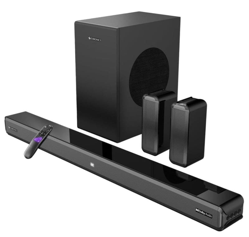 ZEBRONICS Juke BAR 9510WS PRO Dolby 5.1 Soundbar, Dolby Audio