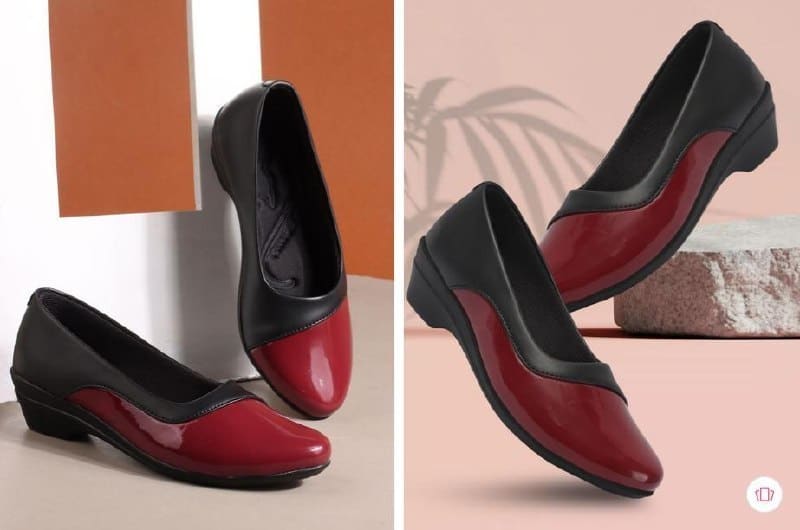 🔥 Denill Colourblocked Pointed Toe Ballerinas 🥿✨