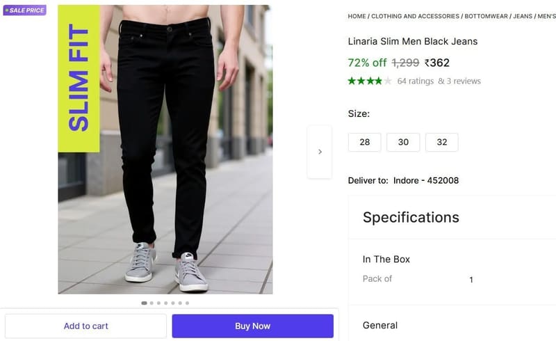 🔥  Shopsy Loot - Men Jeans Deals