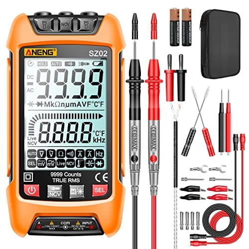 🛒 ANENG Smart Digital Multimeter, TRMS 9999 Count Auto Range, NCV Volt Meter