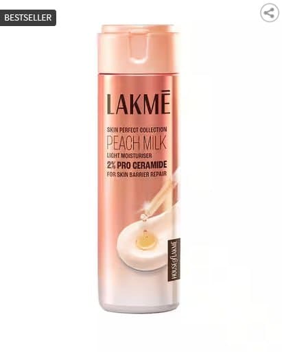 🔥 LAKME Peach Pro Ceramide Moisturizer (60 ml) 🧴